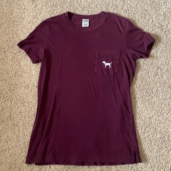 PINK Victoria's Secret Tops - Pink tee shirt size xs